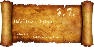 Hölczl Tibor névjegykártya